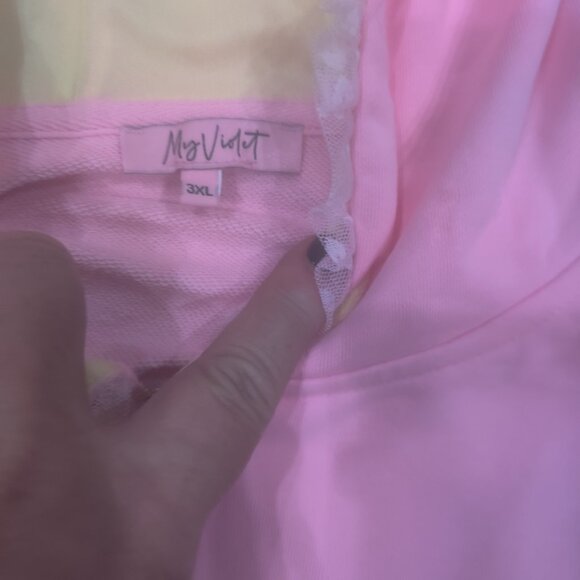 My Violet sweatshirt size 3xl New (fits 2x-3x) - Picture 2 of 3